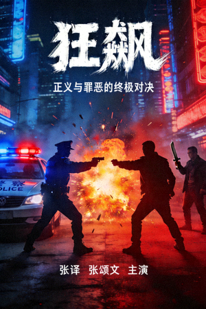 热门电视剧《狂飙》高清海报 - 讲述正义与罪恶的激烈交锋